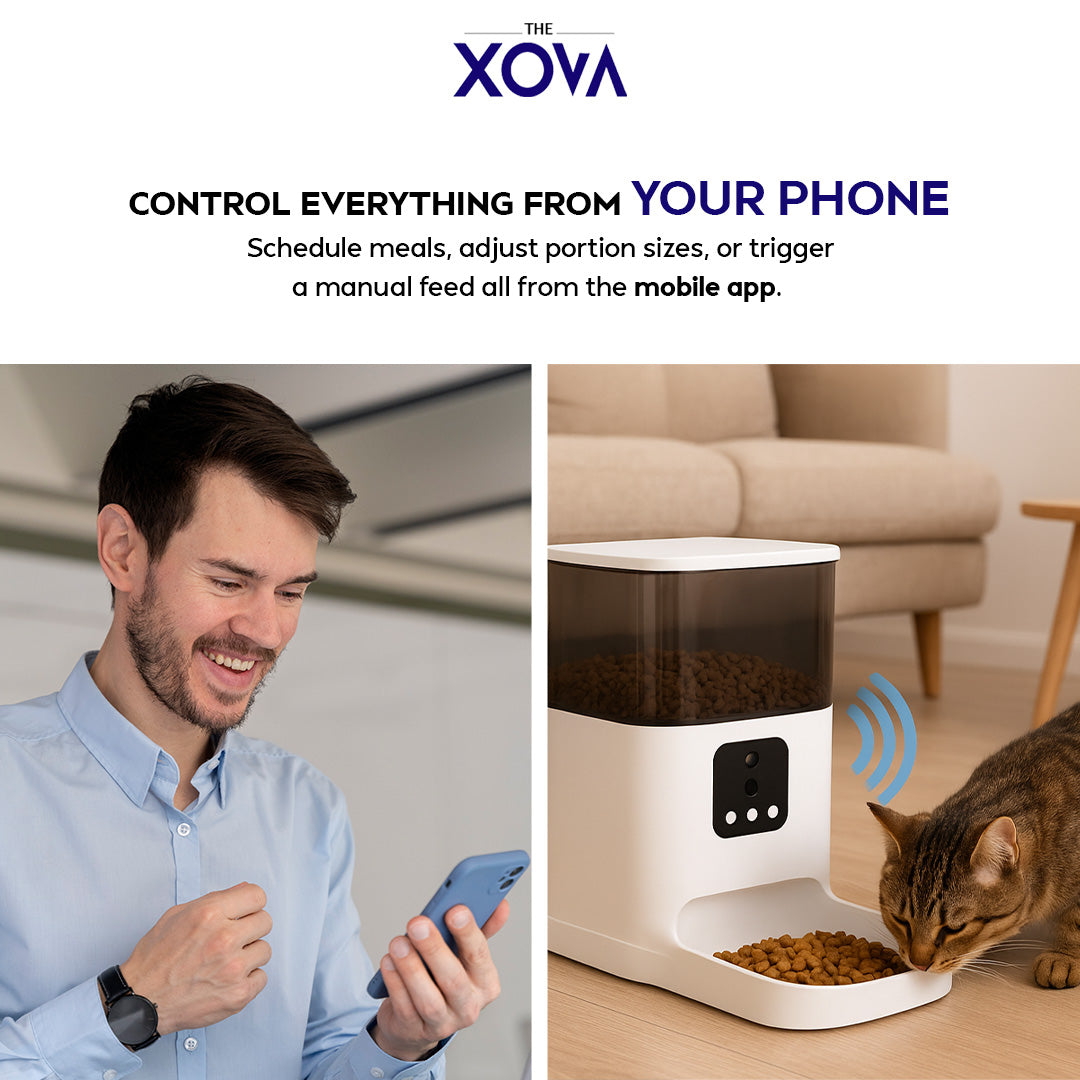 Xova Pet Aura – Automatic Pet Feeder APP Control