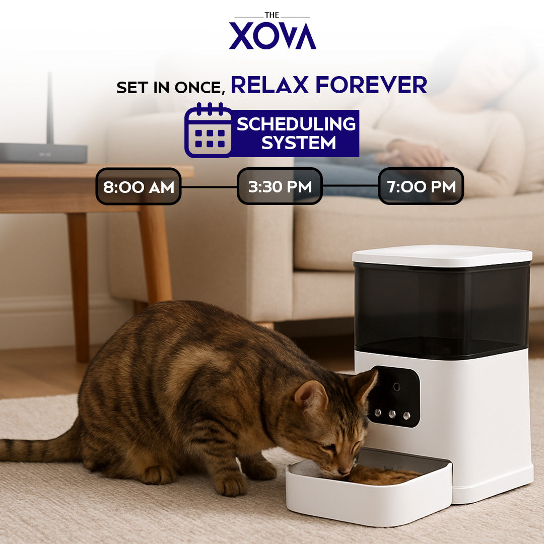 Xova Pet Aura – Automatic Pet Feeder APP Control