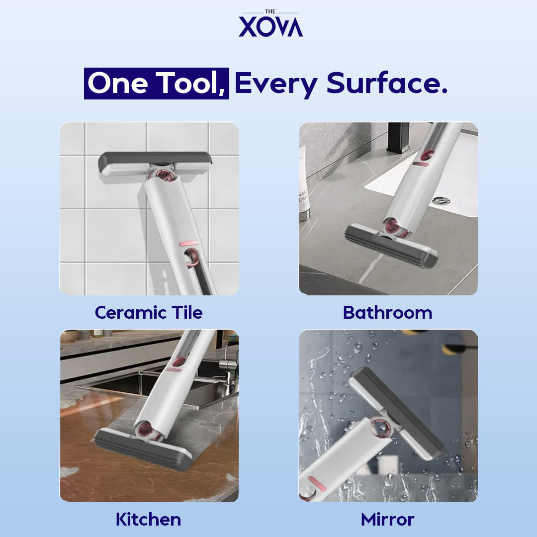 4-in-1 Xova Mini Squeeze Mop – Multi-Surface Cleaner