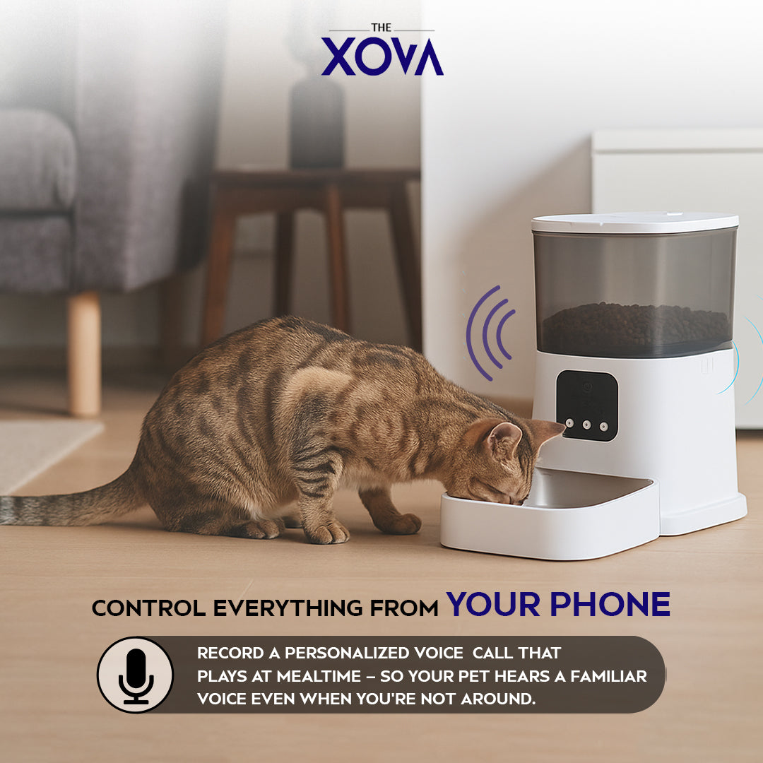 Xova Pet Aura – Automatic Pet Feeder APP Control