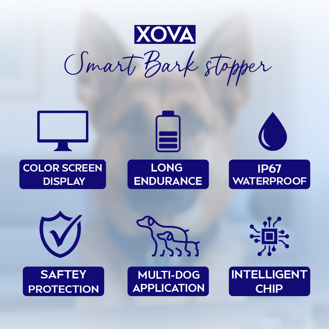Xova Smart Anti Barking Dog Collar