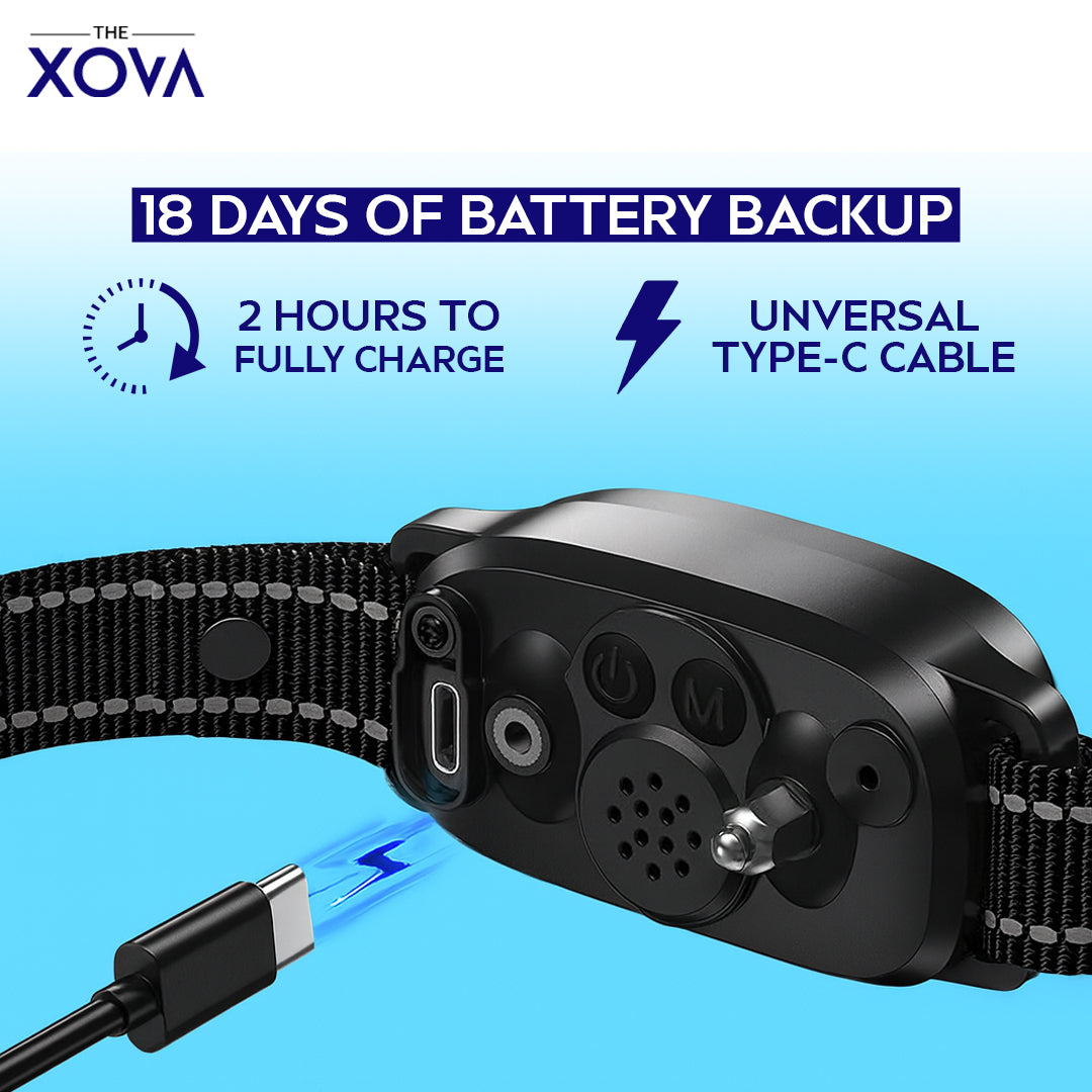 Xova Smart Anti Barking Dog Collar
