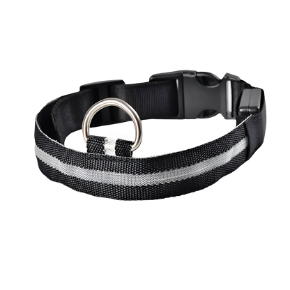 Nylon LED Pet Dog Luminous Collar Night Safety