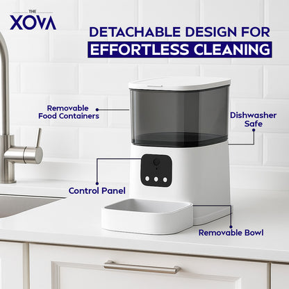 Xova Pet Aura – Automatic Pet Feeder APP Control
